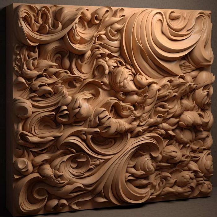 نموذج ثلاثي الأبعاد لآلة CNC 3D Art 